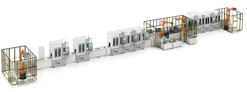 電機自動裝配生產線布局結構圖