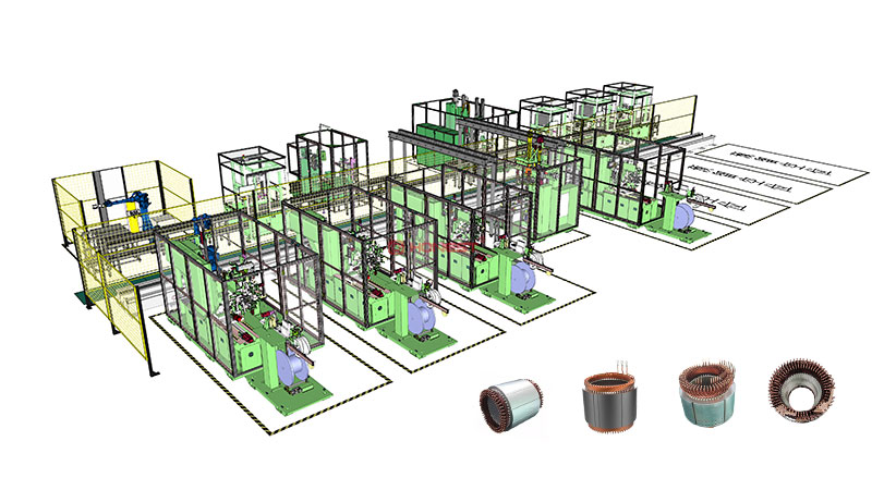 扁線定子生產(chǎn)線