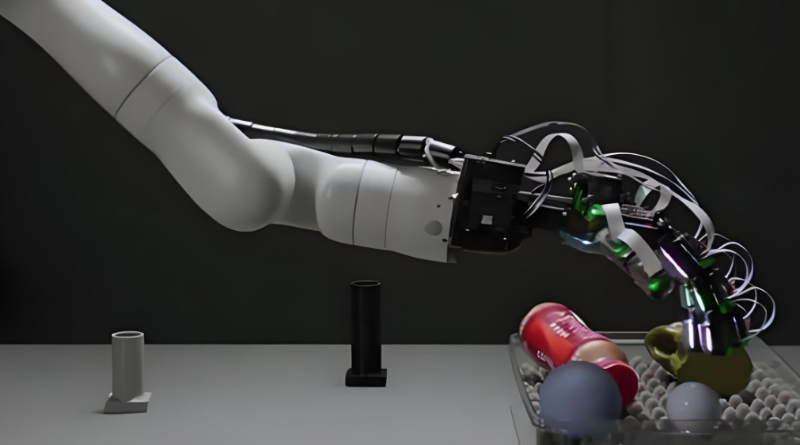 人形機器人抓取物品