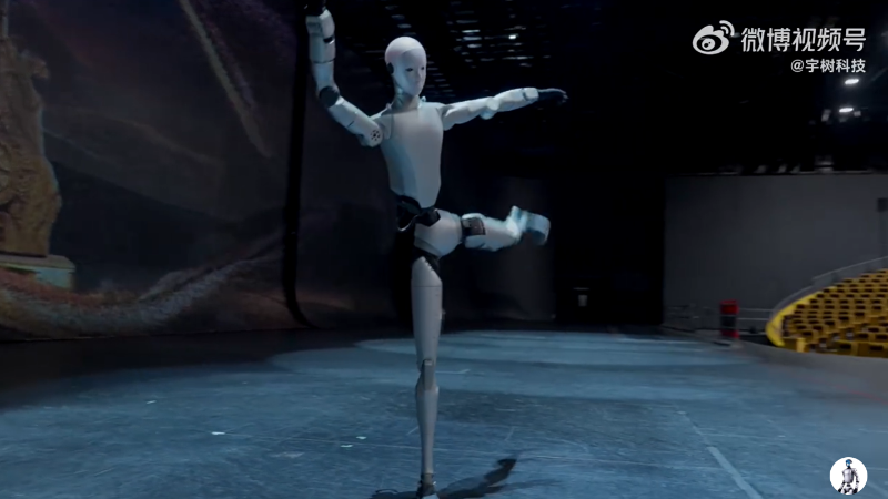 會跳舞的人形機(jī)器人