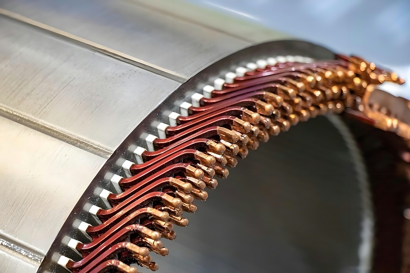 扁線電機定子擴口與扭線