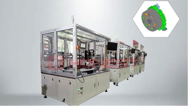 風扇電機組裝生產線設備拆解