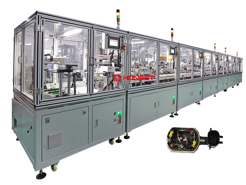 汽車門窗馬達膠蓋自動化組裝設備