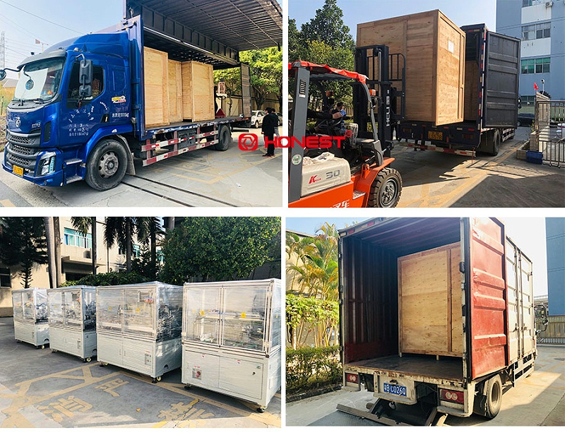 汽車門窗馬達膠蓋自動化組裝設備安裝調試完成