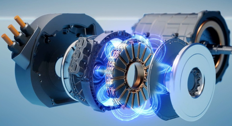 軸向磁通電機爆炸圖